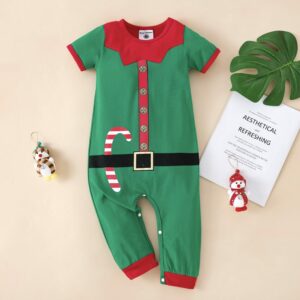Santa Elf Romper Set