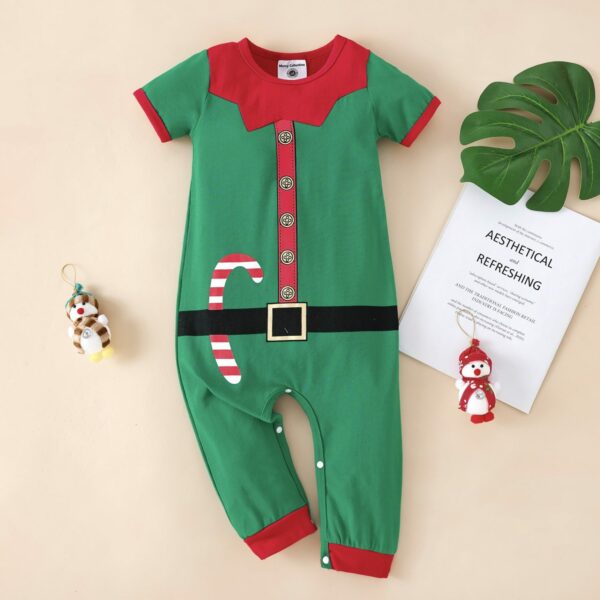 Santa Elf Romper Set